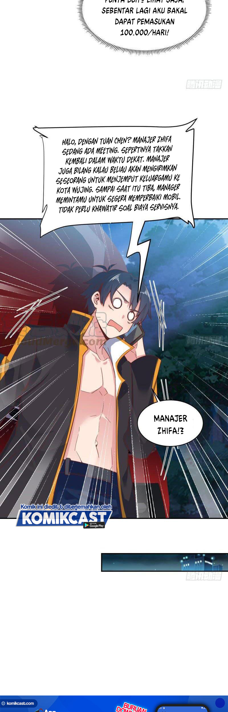 Carrying The Goddess Along Chapter 43 Gambar 8